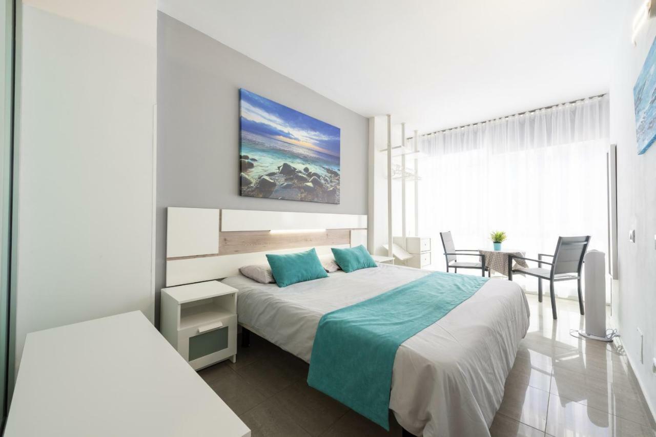 شقة 1St Line Studio Las Canteras Beach - Wifi لاس بالماس دي غران كاناريا المظهر الخارجي الصورة